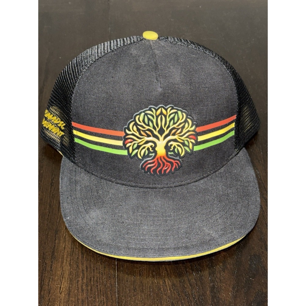 Nomadic Movement Limited 300 ~3D Sculpted Tree Of Life Black Snap Back Cap Hat - Picture 1 of 9